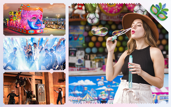 Vibrant New Year celebration at Ramoji Film City with live music and carnival atmosphere Vibrant New Year celebration at Ramoji Film City with live music and carnival atmosphere